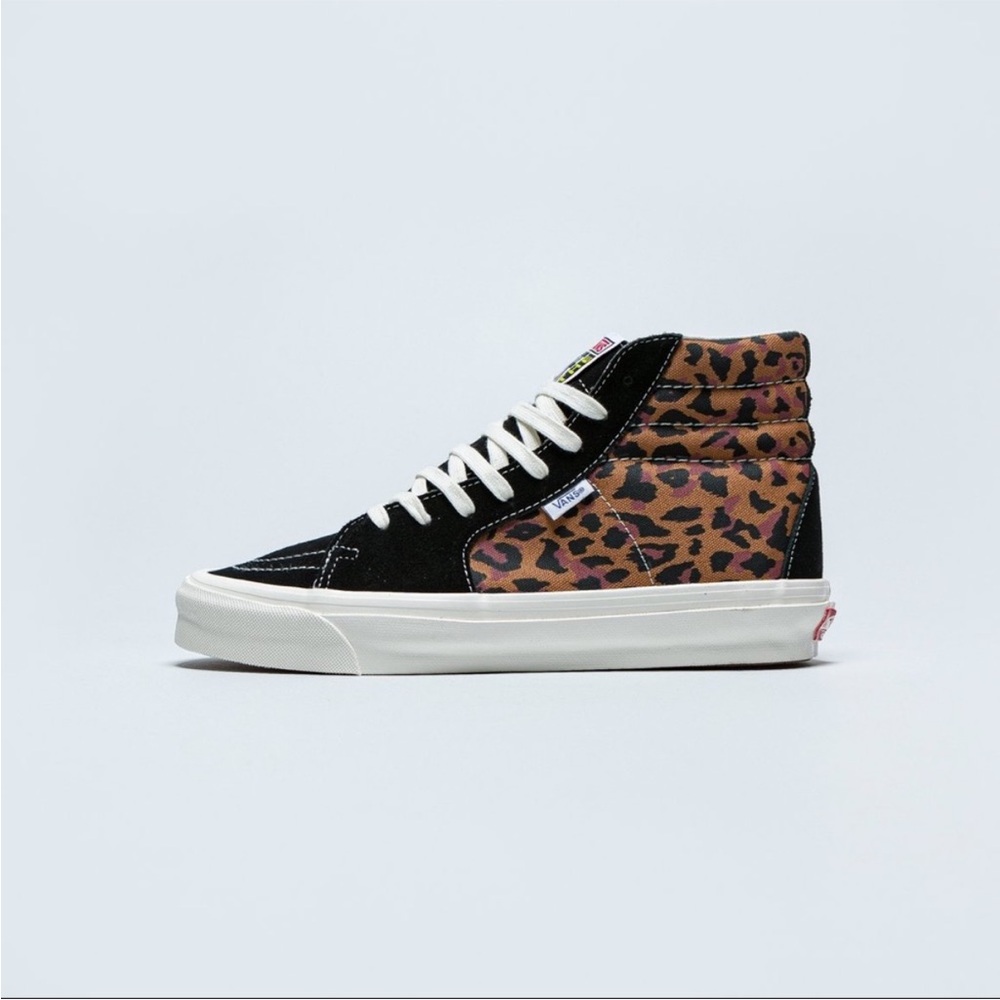 Vans Sk8 Hi-Tops Leopard Print High-Top Sneakers